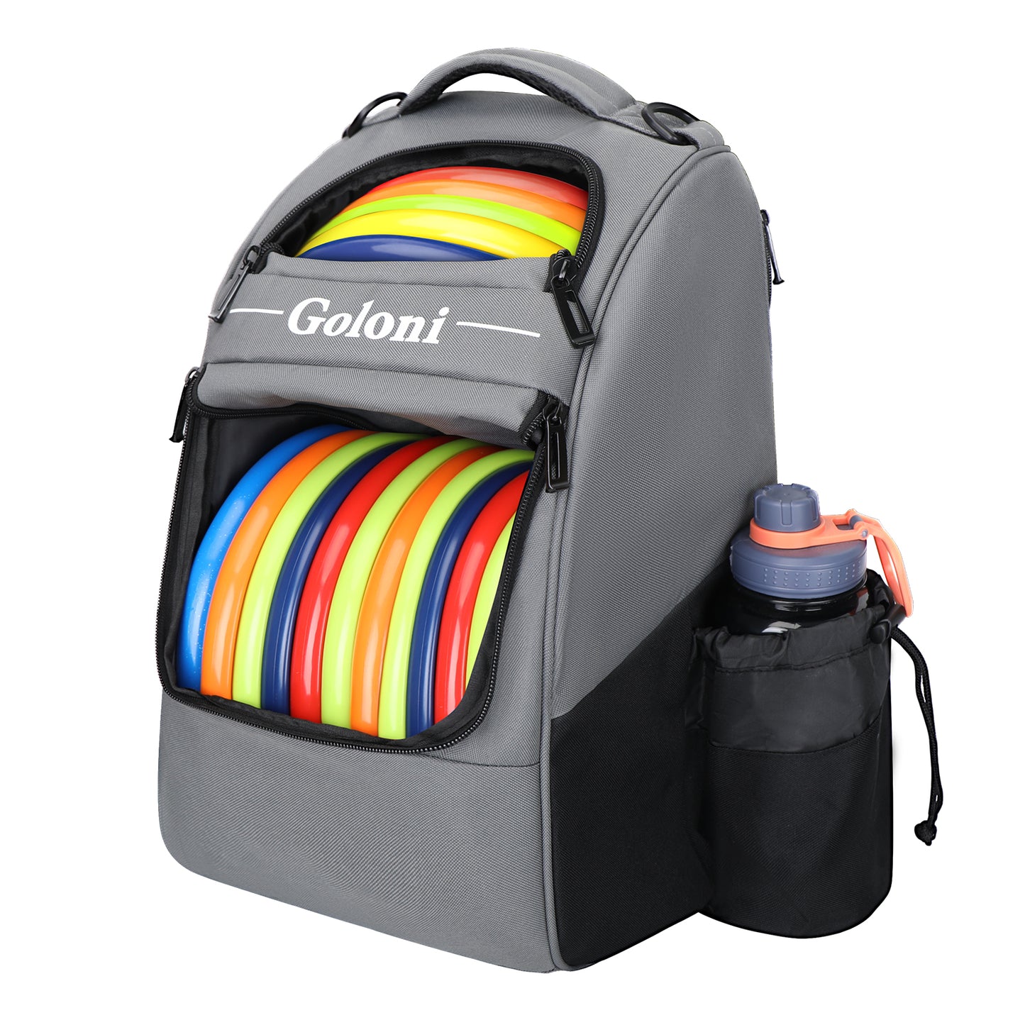 Disc Golf Bag Holds 23+ Discs,Durable Disc Golf Backpack with cooler compartment,Large Capacity Frisbee Bags