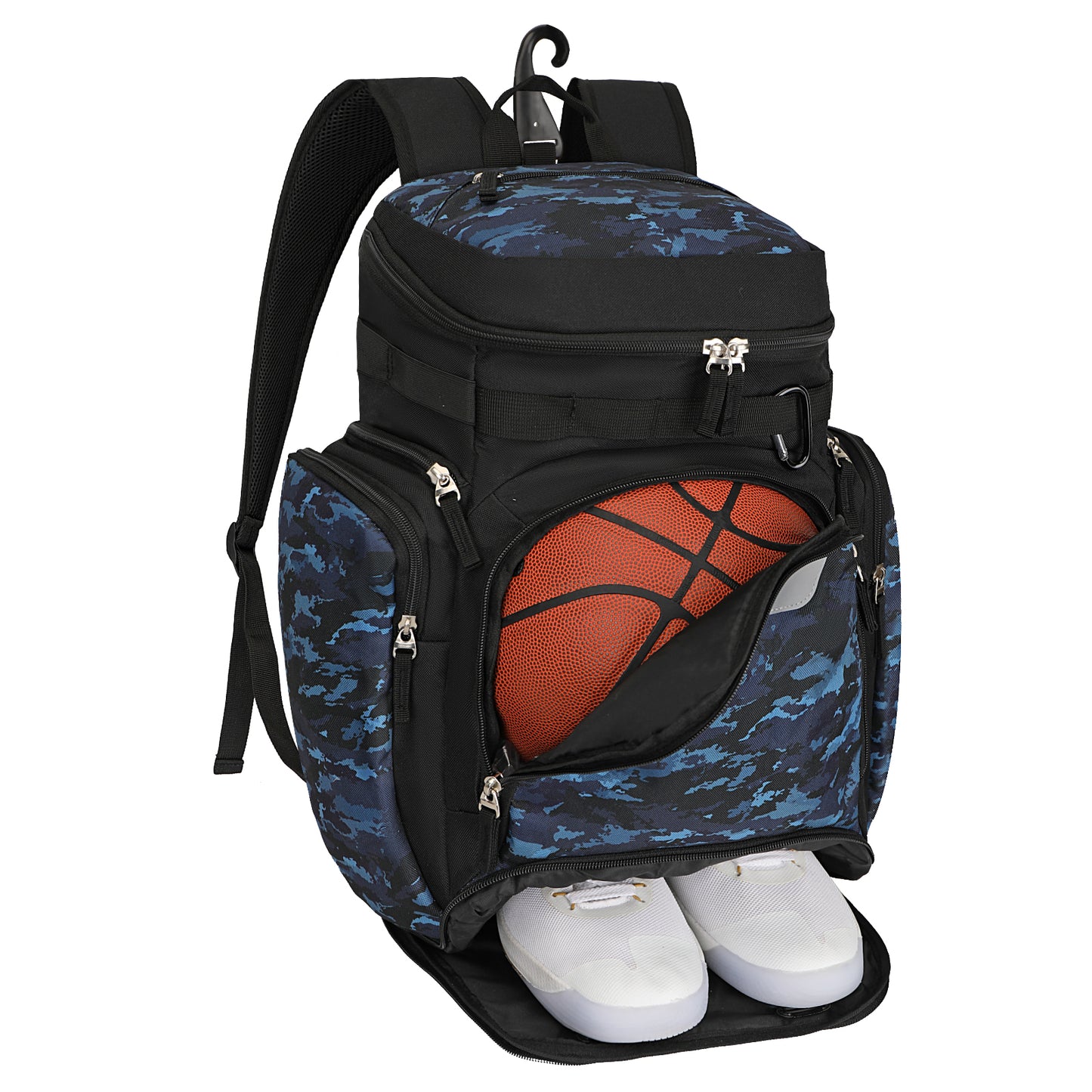 Goloni Basketball Backpack,Large Sports Bag with Ball Compartment & Shoe Compartment for Basketball, Soccer, Volleyball,Gym