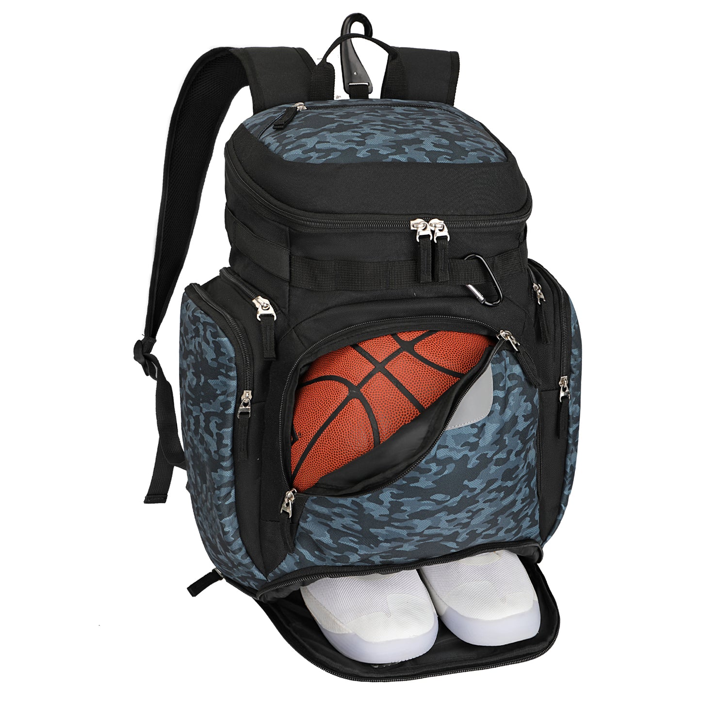 Goloni Basketball Backpack,Large Sports Bag with Ball Compartment & Shoe Compartment for Basketball, Soccer, Volleyball,Gym