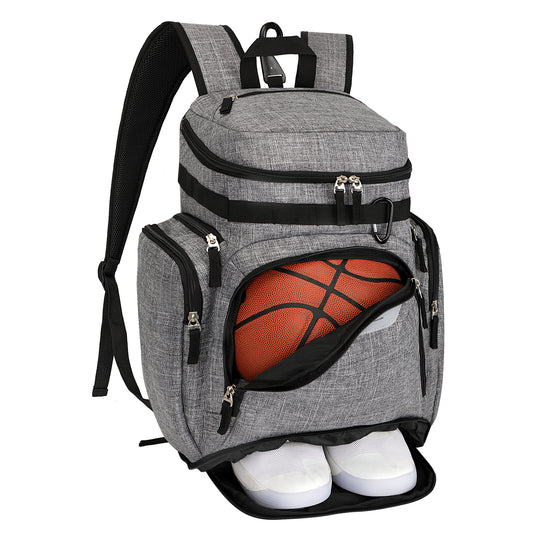 Goloni Basketball Backpack,Large Sports Bag with Ball Compartment & Shoe Compartment for Basketball, Soccer, Volleyball,Gym