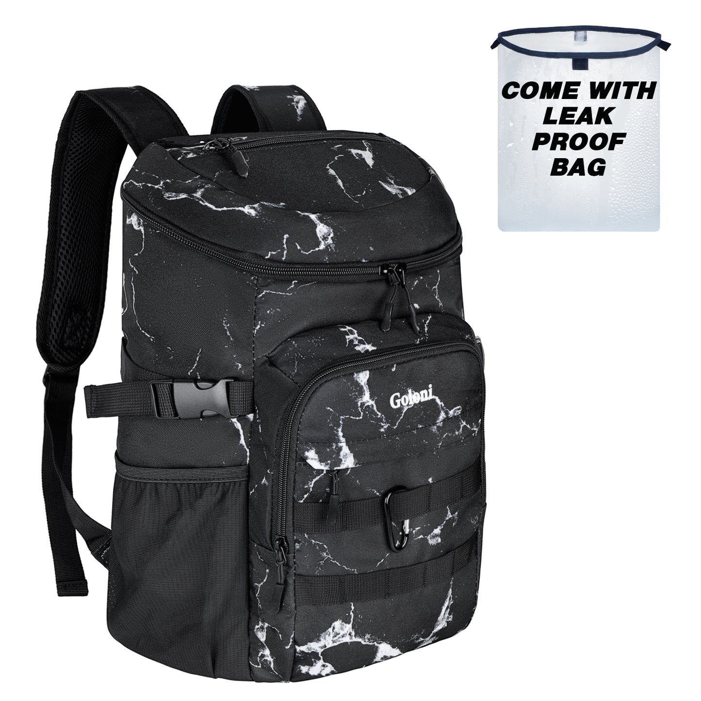 Cooler Backpack Insulated Leak Proof,Small Soft Coolers Bag for Men and Women Camping,Travel,Beach,Hiking,Picnic