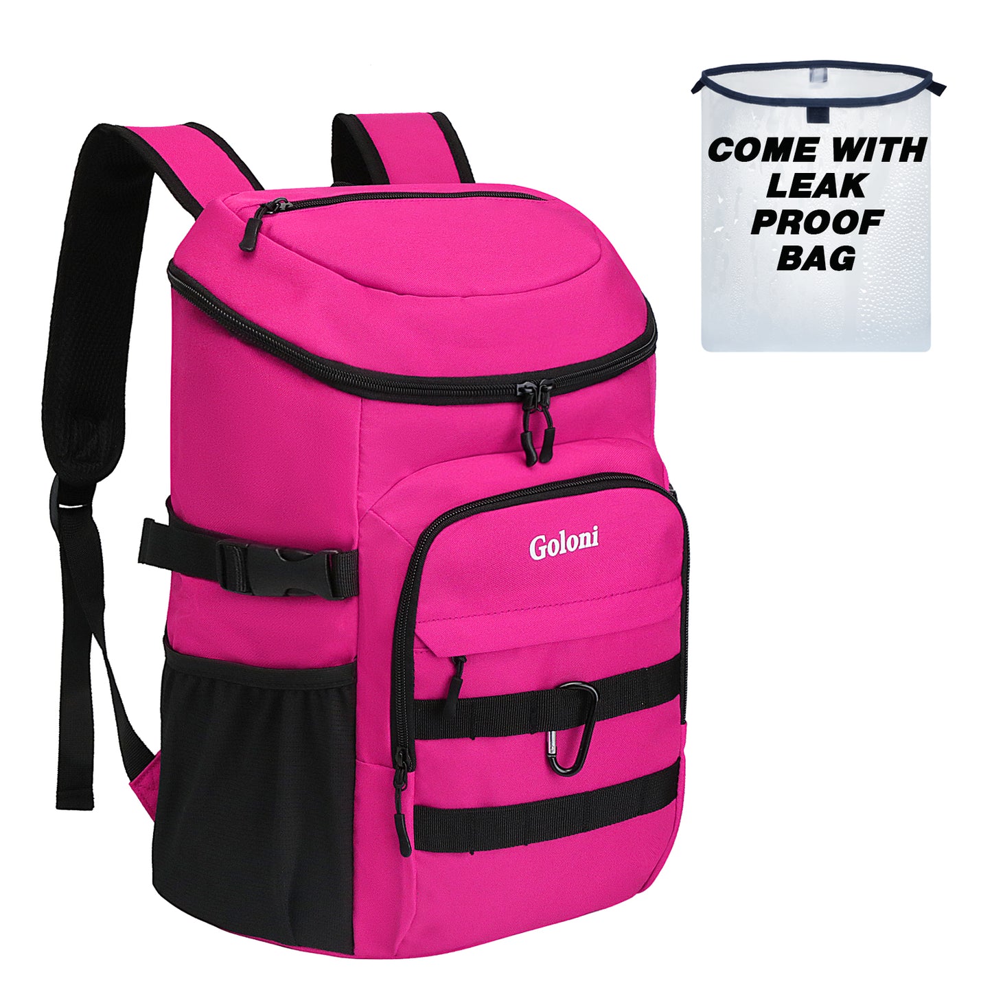 Cooler Backpack Insulated Leak Proof,Small Soft Coolers Bag for Men and Women Camping,Travel,Beach,Hiking,Picnic