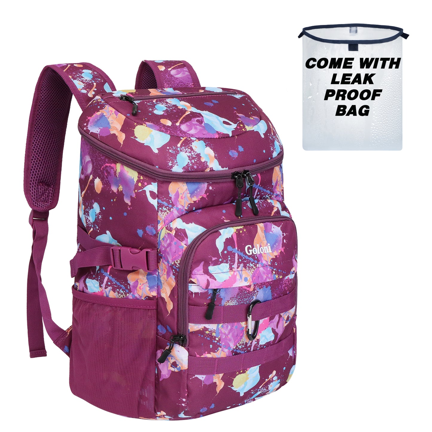 Cooler Backpack Insulated Leak Proof,Small Soft Coolers Bag for Men and Women Camping,Travel,Beach,Hiking,Picnic