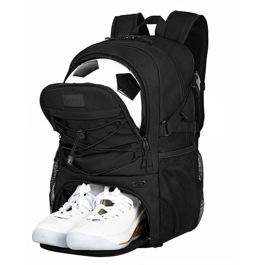 Goloni Soccer Backpack,Basketball Backpack with Ball Compartment & Shoe Compartment,Backpack for Basketball,Soccer
