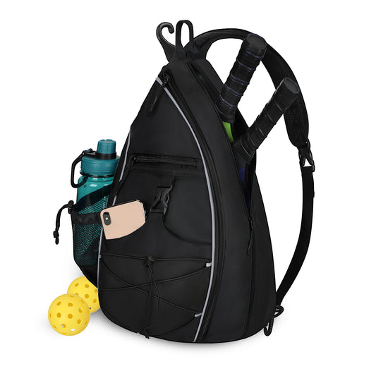 Goloni Pickleball Bag for Women,Mens Pickle ball Backpack,Lightweight Sling Bag with Fence Hook,Large Capacity,Safety Pocket