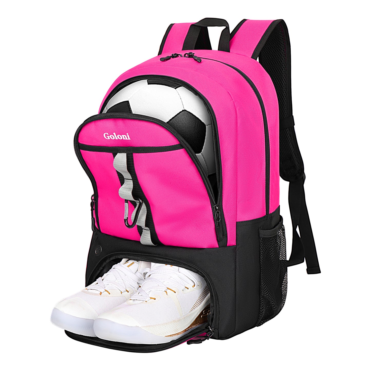Goloni Youth Soccer Bag,Basketball Bag with Ball Compartment & Shoe Compartment,Backpack for Football Volleyball Basketball