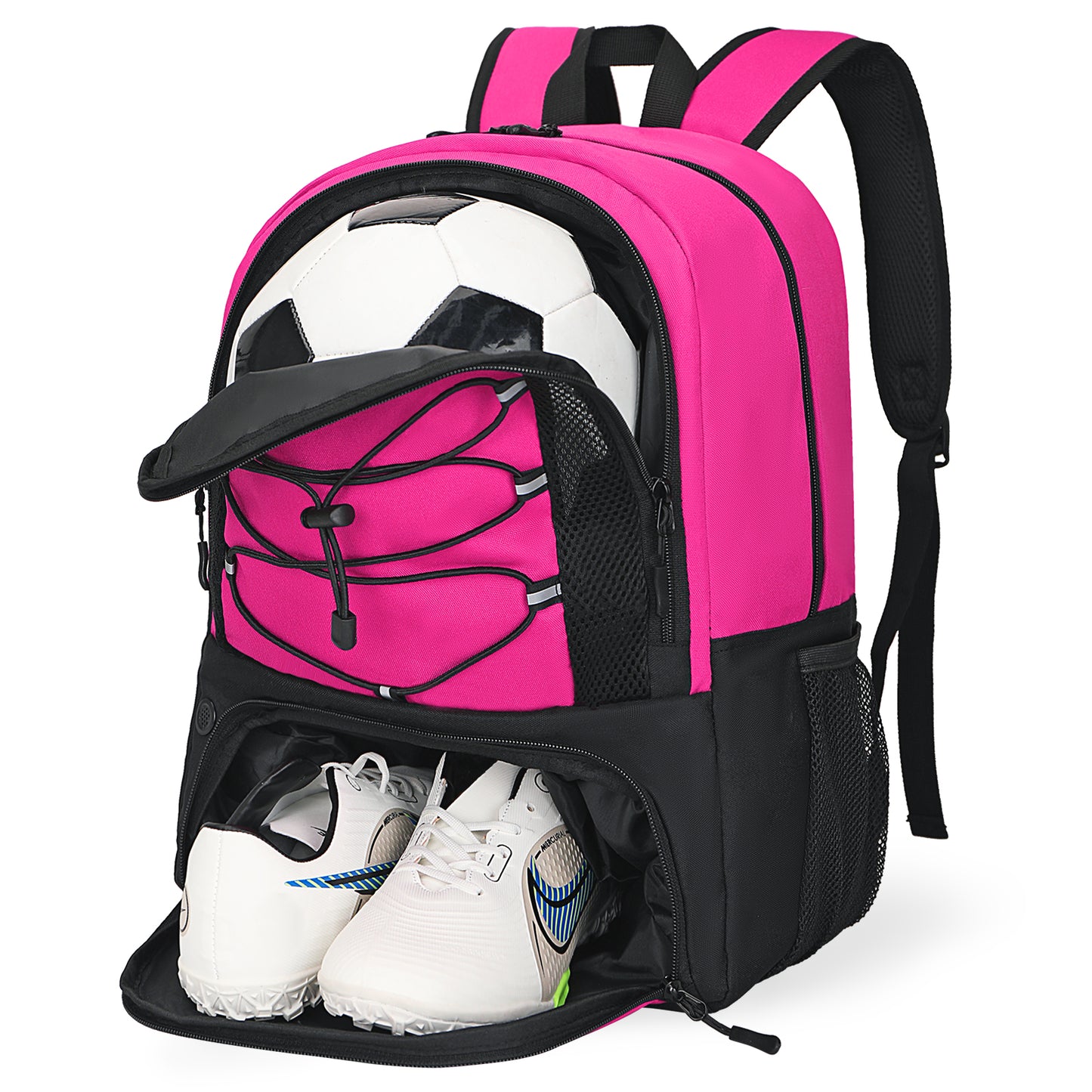 Goloni Soccer Bag, Basketball Bag with Ball Compartment & Shoe Compartment,Large Soccer Backpack for Basketball,Gym，Football