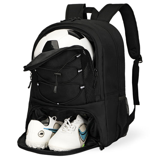 Goloni Soccer Bag, Basketball Bag with Ball Compartment & Shoe Compartment,Large Soccer Backpack for Basketball,Gym，Football