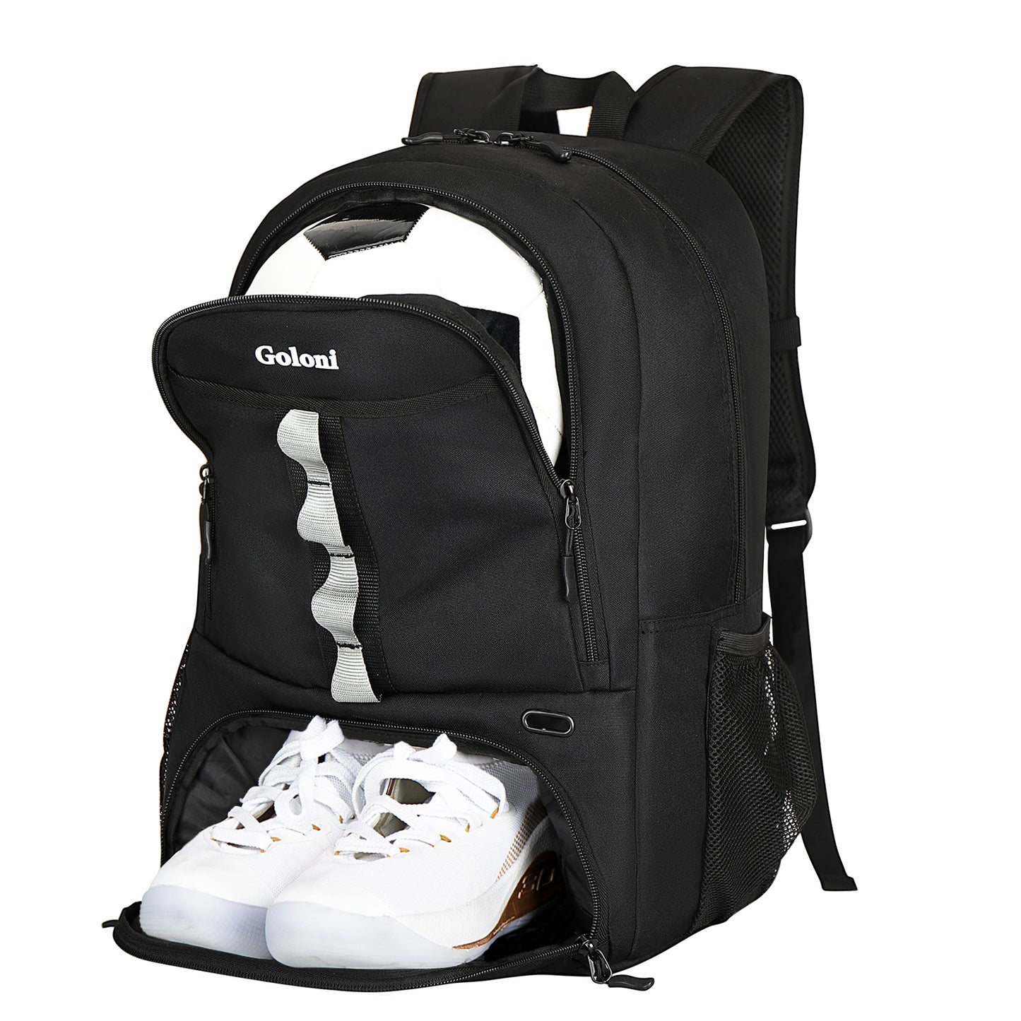 Goloni Youth Soccer Bag,Basketball Bag with Ball Compartment & Shoe Compartment,Backpack for Football Volleyball Basketball