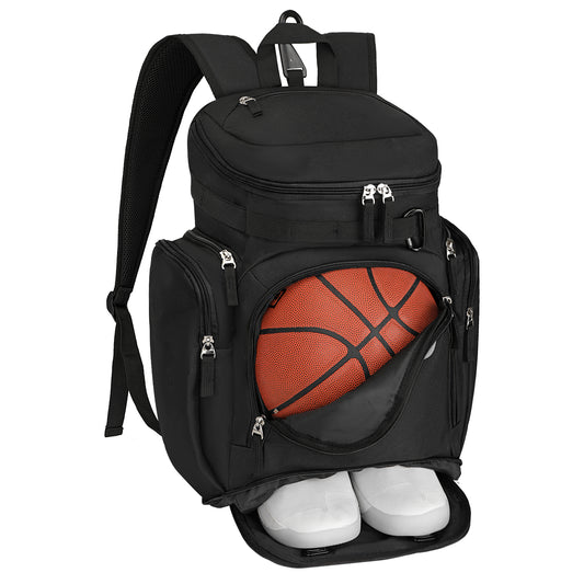 Goloni Basketball Backpack,Large Sports Bag with Ball Compartment & Shoe Compartment for Basketball, Soccer, Volleyball,Gym