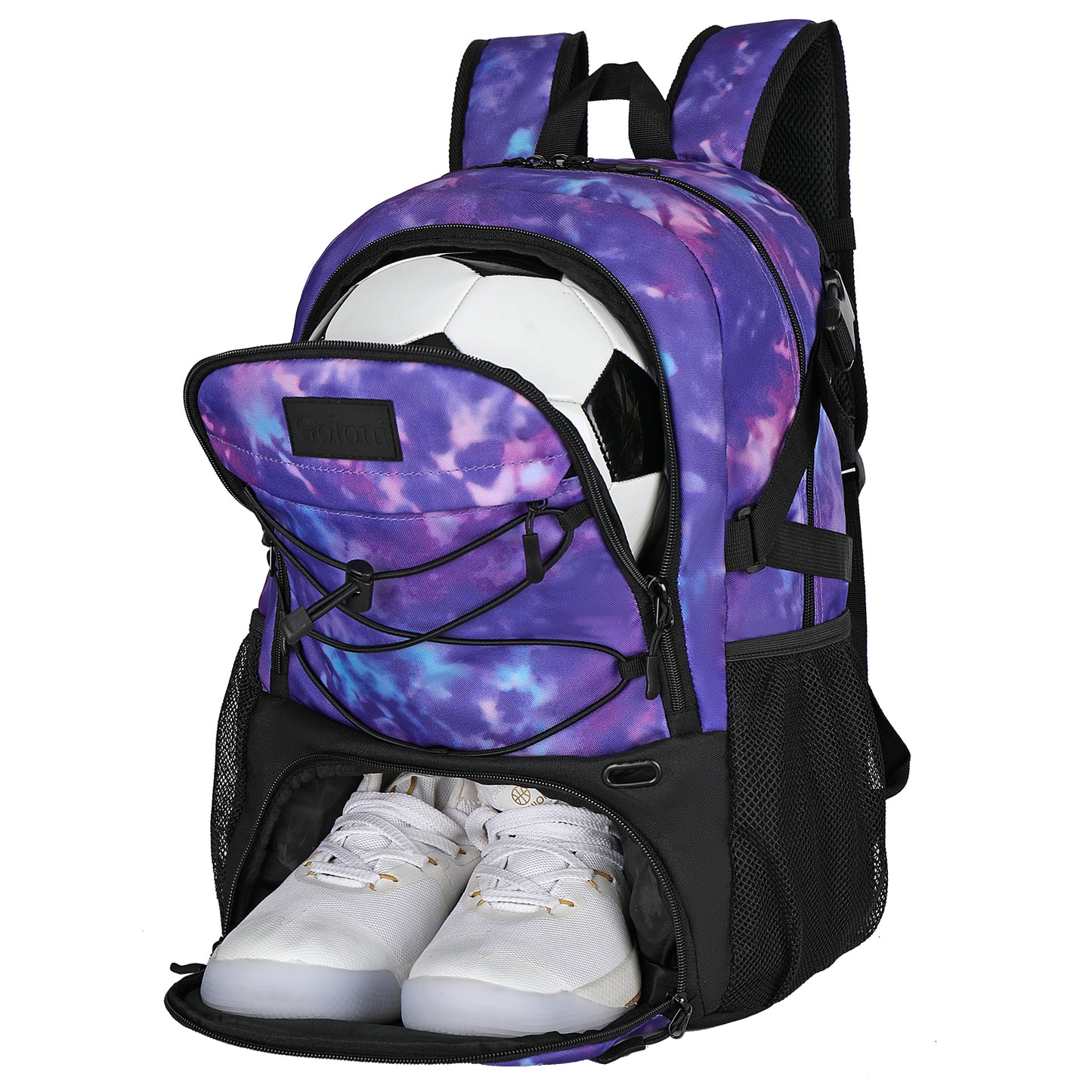 Goloni Soccer Backpack,Basketball Backpack with Ball Compartment & Shoe Compartment,Backpack for Basketball,Soccer