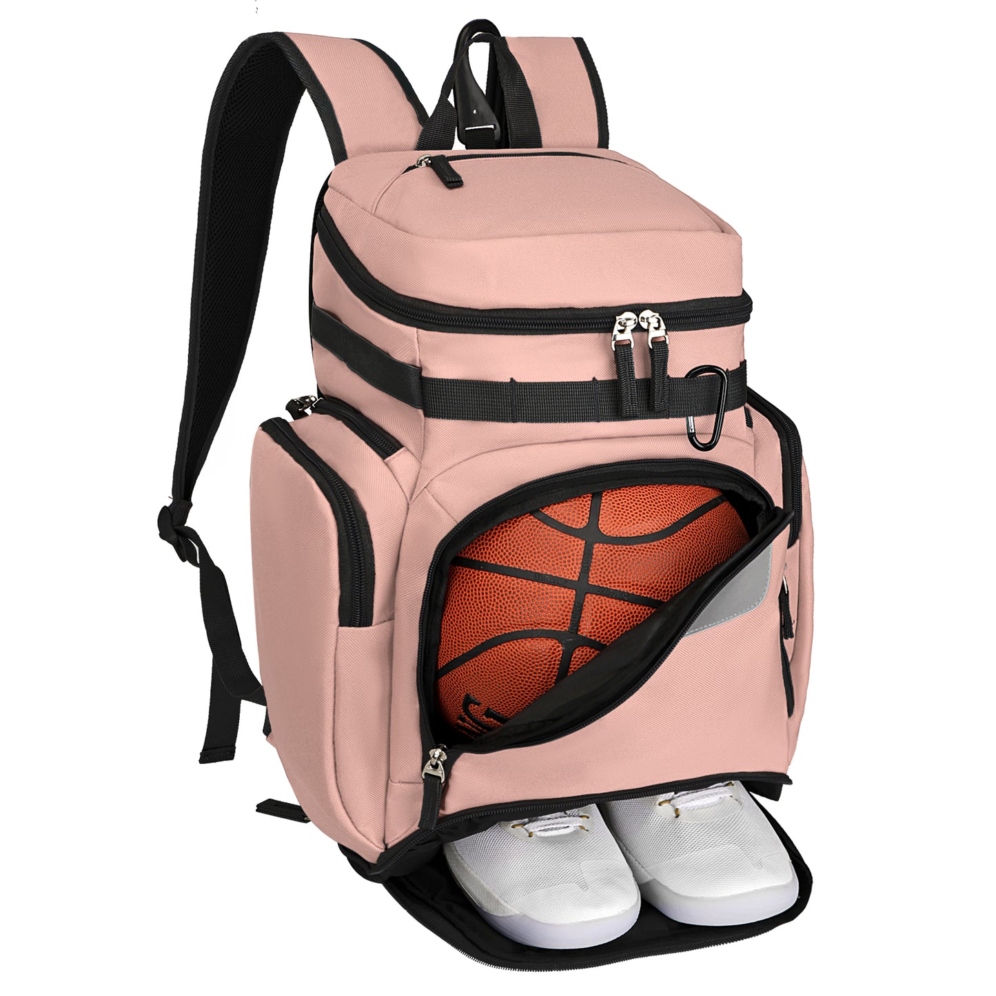 Goloni Basketball Backpack,Large Sports Bag with Ball Compartment & Shoe Compartment for Basketball, Soccer, Volleyball,Gym