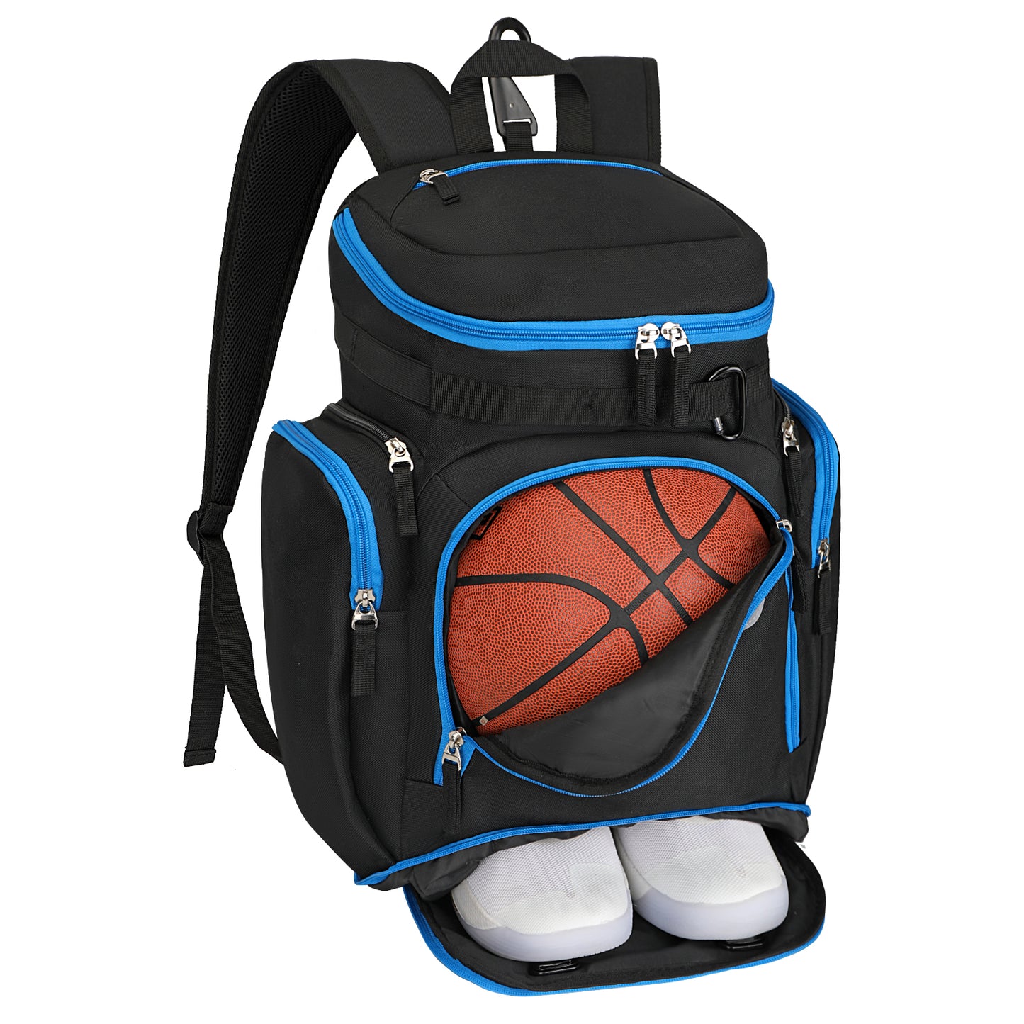 Goloni Basketball Backpack,Large Sports Bag with Ball Compartment & Shoe Compartment for Basketball, Soccer, Volleyball,Gym