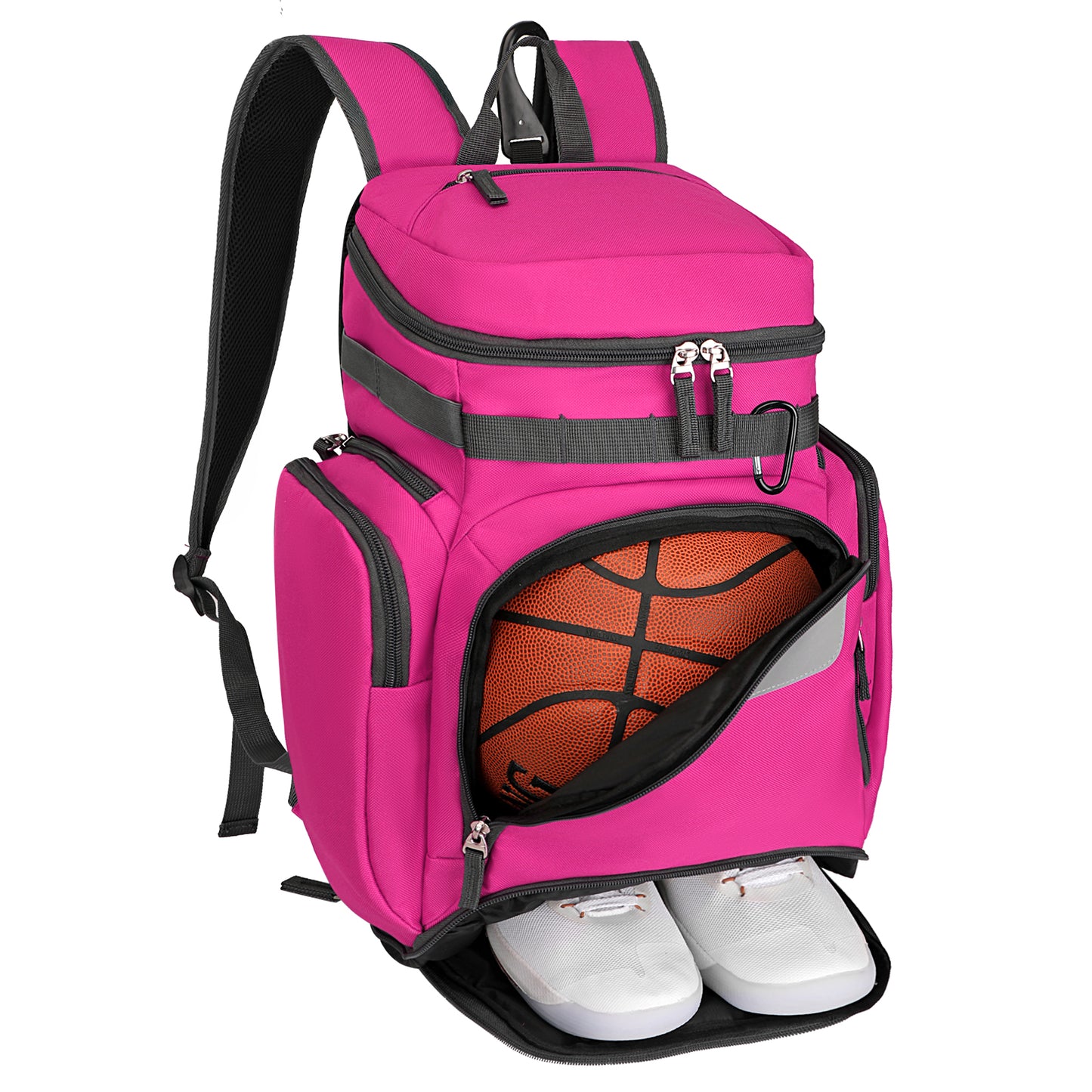 Goloni Basketball Backpack,Large Sports Bag with Ball Compartment & Shoe Compartment for Basketball, Soccer, Volleyball,Gym