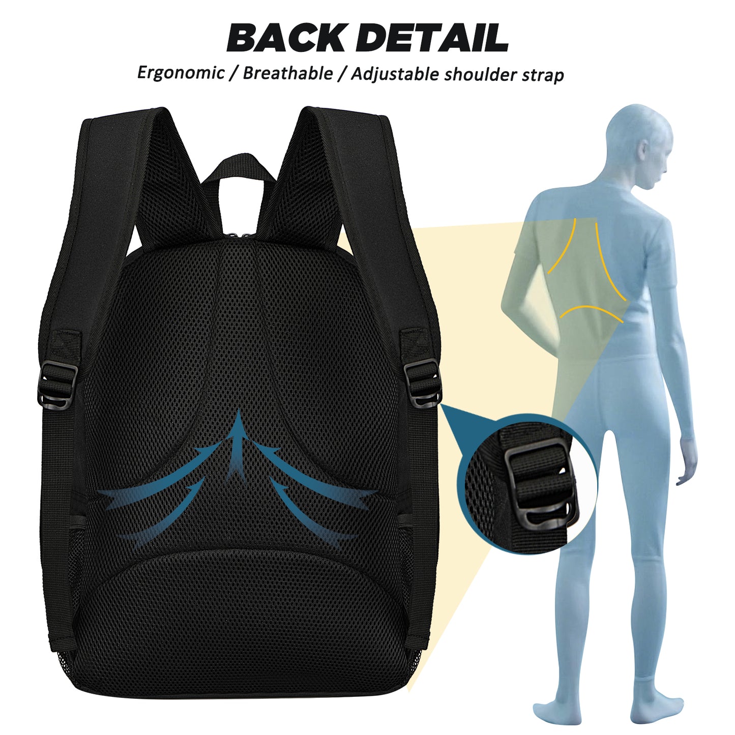 Goloni Soccer Bag, Basketball Bag with Ball Compartment & Shoe Compartment,Large Soccer Backpack for Basketball,Gym，Football